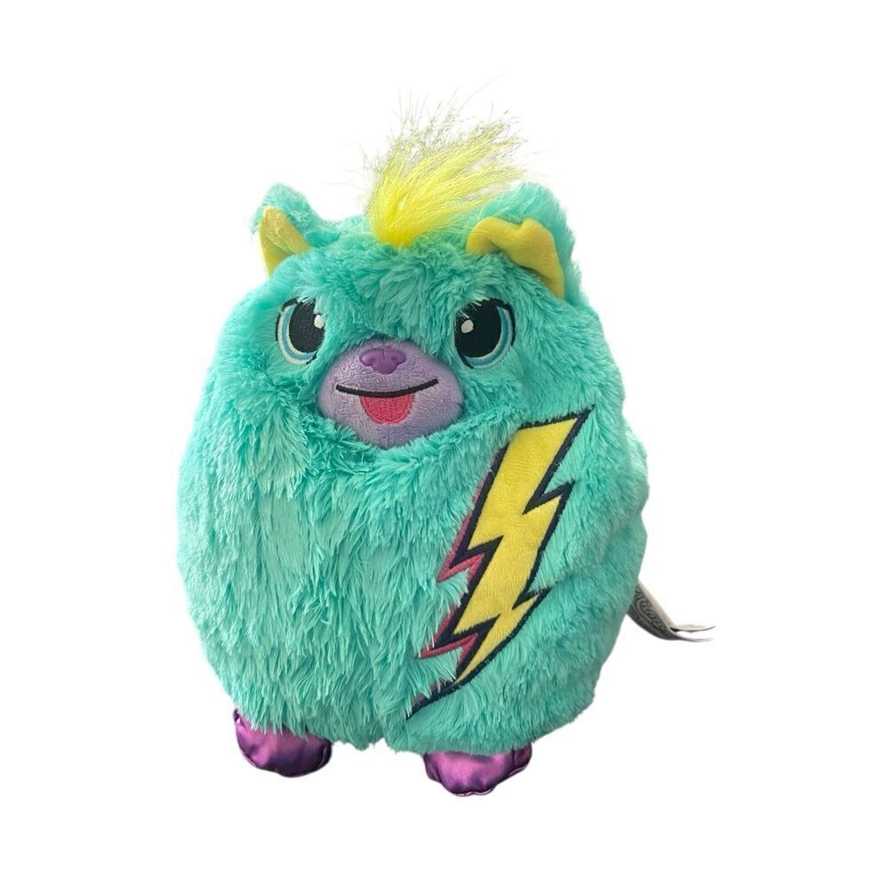 Misfittens Kids Blue Purple Collectible Bolt Series 3 Wild Cat Kitty Plushie OS